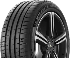 Primer plano de la banda de rodadura Michelin Pilot Sport 5