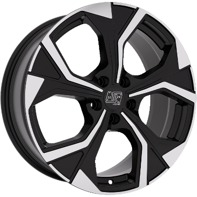 MSW 43 Black Polished 8,00x18 5x114,30 ET40,00