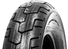 Primer plano de la banda de rodadura Dunlop D404 150/80 B16 71 H Traseros TL