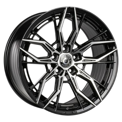 WRATH WHEELS WF-15 Black Polished 8,50x19 5x120,00 ET35,00
