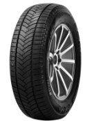 Primer plano de la banda de rodadura Royal Black Royal VAN AllSeason 185/75 R16 104/102 R C