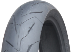 Primer plano de la banda de rodadura Deli Tire Razor XP SB-148 150/60-17 66 H Traseros TL M/C