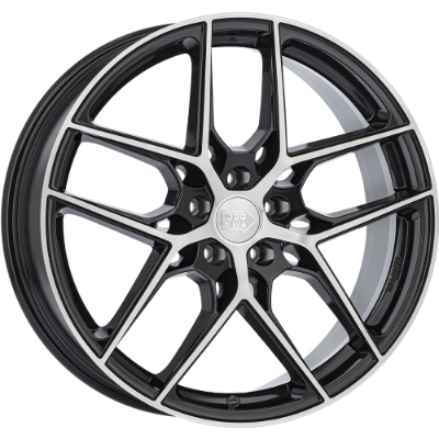 Mille Miglia MM1004 Black Polished 7,50x17 5x108,00 ET45,00