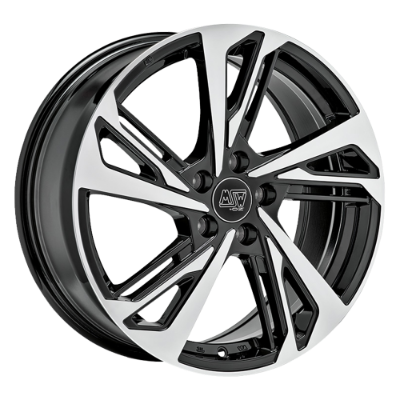 MSW 60 Black Polished 6,50x16 5x100,00 ET35,00