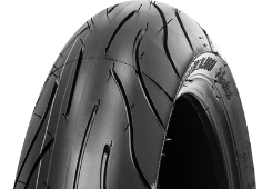 Primer plano de la banda de rodadura Michelin PILOT POWER 2CT 120/65ZR17 (56 W) Delanteros TL M/C