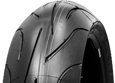 Primer plano de la banda de rodadura Michelin PILOT POWER 2CT 150/60ZR17 (66 W) Traseros TL M/C