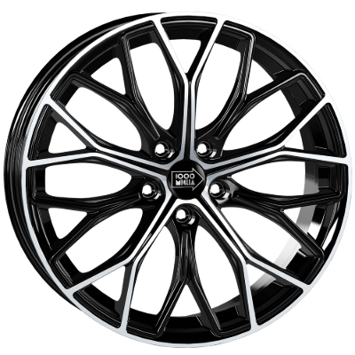 Mille Miglia MM1003 Black Polished 8,00x18 5x108,00 ET45,00