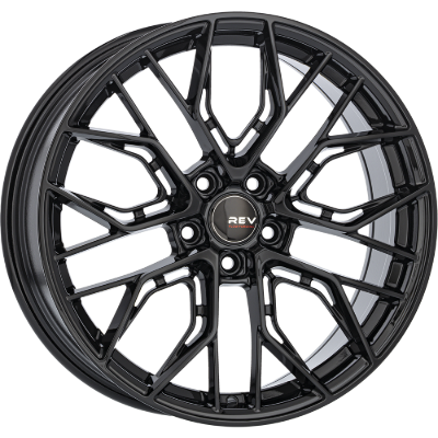 REVATIVO Qube FF Gloss Black 8,00x18 5x112,00 ET45,00