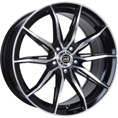 ARTECH Skandal Black Polished 7,50x17 5x108,00 ET35,00