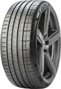 Primer plano de la banda de rodadura Pirelli P Zero (PZ4) 265/45 R18 101 Y ZR, N1, S.C.