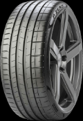 Primer plano de la banda de rodadura Pirelli P Zero (PZ4) 325/35 R23 111 Y MO-S, NCS, S.C.