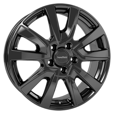 SuperMetal Vault Black 6,00x16 5x130,00 ET68,00