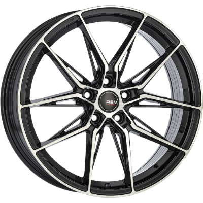 REVATIVO Pulsar FF Black Polished 8,00x18 5x112,00 ET35,00