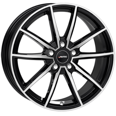 Autec Skara Black Polished 7,00x17 5x112,00 ET44,50
