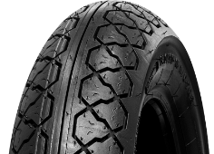 Primer plano de la banda de rodadura Metzeler Perfect ME 77 140/90-15 70 S Traseros TT M/C