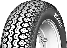 Primer plano de la banda de rodadura Pirelli SC 30 3.50-10 51 J TT