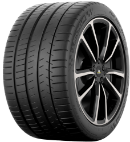 Primer plano de la banda de rodadura Michelin Pilot Super Sport 345/30 R19 109 Y XL, ZR