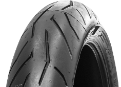 Primer plano de la banda de rodadura Pirelli Diablo Rosso II 100/80 R17 52 H Delanteros TL M/C R