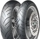 Primer plano de la banda de rodadura Dunlop ScootSmart 80/90-16 48 P Delanteros/Traseros TL