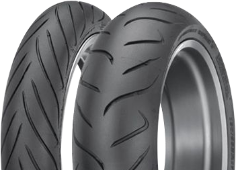 Primer plano de la banda de rodadura Dunlop Sportmax RoadSmart II 170/60ZR17 (72 W) Traseros TL