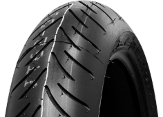 Primer plano de la banda de rodadura Bridgestone SC1 120/70-15 56 S Delanteros TL