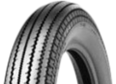 Primer plano de la banda de rodadura Shinko E270 5.00-16 72 H Delanteros TT