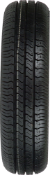 Primer plano de la banda de rodadura Vee Rubber VTR313 125/80 R12 81 J