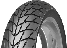 Primer plano de la banda de rodadura Sava MC20 Monsum 110/70-11 45 L Delanteros/Traseros TL M/C M+S