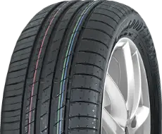 Primer plano de la banda de rodadura Goodyear Efficientgrip Performance