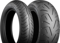 Primer plano de la banda de rodadura Bridgestone Exedra Max 130/70ZR18 (63 W) Delanteros TL M/C